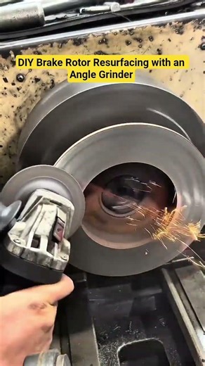 DIY Brake Rotor Resurfacing with an Angle Grinder
