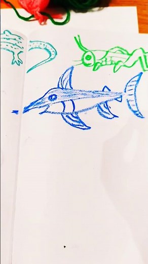 draw #swordfish #fish with me😁🐟🐟🐟 #drawing #drawwithme #art #easydrawing #tutorial #howtodraw #cute