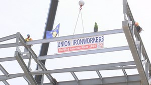 Final beams installed on Montana Heritage Center