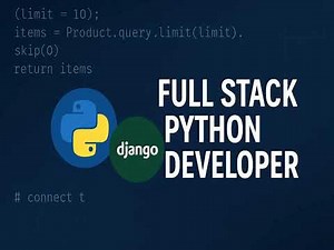 Python Full Stack Course | Python + Django + Web Development