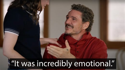 'The Last of Us' stars Pedro Pascal and Bella Ramsey react to Joel's death