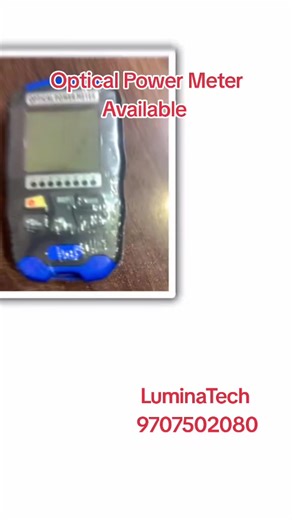 Optical Power Meter Available #new #OLT #opm #ftth #luminatech
