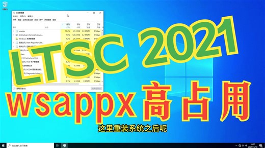 013-Win10 LTSC wsappx高占用解决方案