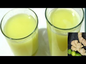 How to make ginger juice, very simple method