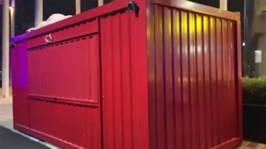 20ft Shipping Container Restaurant Coffee Shop Mobile Kitchen Food Trailer Fully Equipped Food Truck Cafe Bar