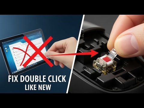 Fix Mouse Double Click ｜｜ How to Repair a Mouse Double Click Problem ｜｜ Easy Computer Repair Hac