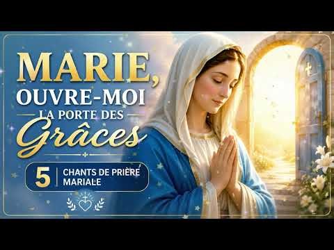 MARIE, OUVRE MOI LA PORTE DES GRÂCES || chants de prière mariale et de confiance en Jésus