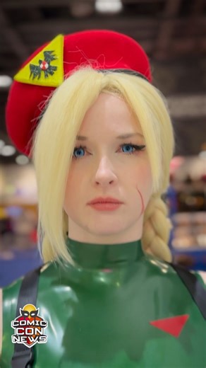 Comic Con News on Instagram: "Cammy White cosplay from Street Fighter (Capcom) with the Fortnite skin, recorded at Megacon Live London 2025 by Comic Con News. Fortnite x Street Fighter: One of Fortnite's most popular crossovers brought iconic characters like Ryu, Chun-Li, and Cammy from the legendary Street Fighter franchise (Capcom) into the Fortnite universe. Players can unlock these fan-favorite skins, complete with themed emotes Cammy's skin, featuring her signature green outfit and Fortnite