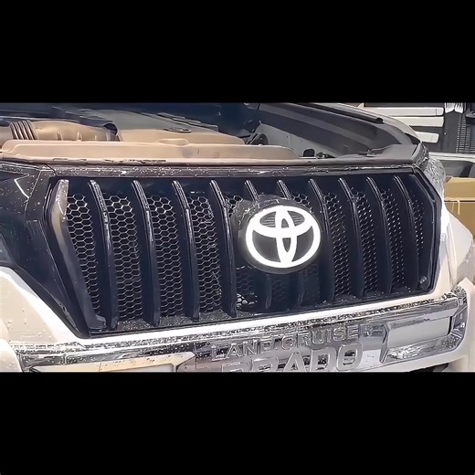 #Toyota #Logo Front Grille LED Dynamic Illuminated Emblem light Compatible with ACC Radar Fit #tundra #tacoma #RAV4 #4runner #camry #prius #prado #landcruiser #highlander #vividlightbars | Vivid Light Bars | Facebook