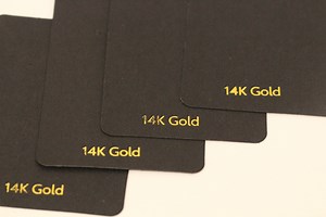 Premium Custom Earring Card 14k Gold Mark for Display Pack of 9pcs - Etsy