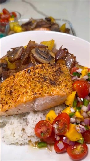 Salmon and Rice Dinner in 25 Minutes