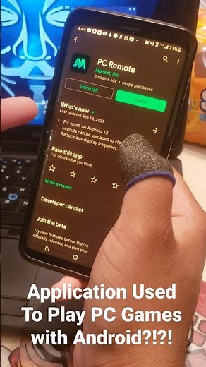 Use this application if your a mobile gamer, that wants to play your favorite pc games