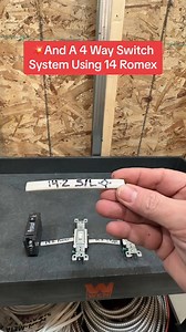 3K views · 26 reactions | ️How to wire up a 3 way & 4 way switch system using 14 2 & 14 3 romex wire #wiredup #thebasementking #kickingitwiththeking #electrical #material #romex #ElectricalWork #RomexWires #AlwaysPrepared #ElectricalMaterials #HandyTools #DIYProjects #HomeImprovement #ElectricianLife #WiringSolutions #ToolKitEssentials | King Whack Hacks | Facebook