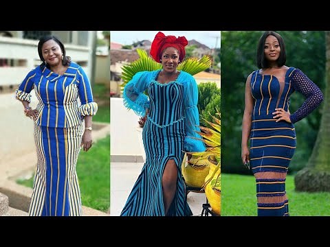 Trendy Ghanaian fugu- northern KENTE styles😍