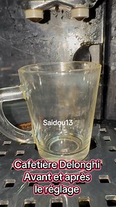 45 reactions · 20 comments | Cafetière Delonghi avant et après le réglage #DeLonghi #astuces #machine #café #reparation | Saidou Mai | Facebook