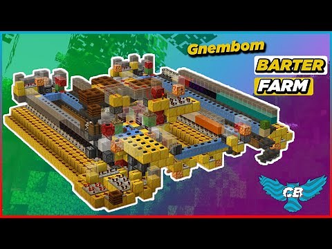 Gnembon Bartering Farm Tutorial in Minecraft 1.16.3- 1.16.5 | Minecraft Farm Tutorials