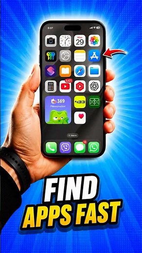The Fastest Way to Find Apps on iPhone