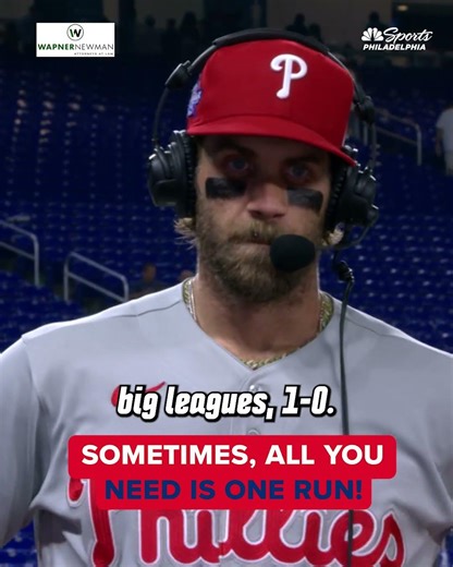 Happy Harper after Phillies get second straight series win 👏