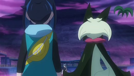 Spinel past and his Umbreon as a Eevee. I wonder what happen in Spinel past.....That sequence with Sprig evolution line and Liko beating Spinel 😭