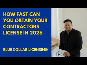 How Fast Can You Get a Contractor’s License? | Blue Collar Licensing Step-by-Step Guide