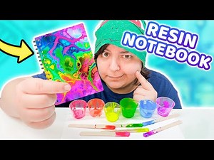 Tried Making 3 Resin Notebooks Squishy First Time