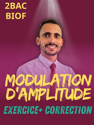 Prof Hicham EL Haskoury | ‎📌 فهاد البوست: تمارين تطبيقية + تصحيح مفصل باش تثبت المفاهيم خطوة بخطوة 🔥 Modulation d’amplitude (AM) فهاد الدرس خاصنا نفهمو: ✅ علاش خاصنا...‎ | Instagram