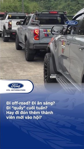 Đoàn Khủng Long Raptor xếp hàng đi đâu đây?