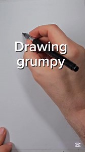 Drawing grumpy #drawing #tegning ##tegneglede | Trond E Haveland