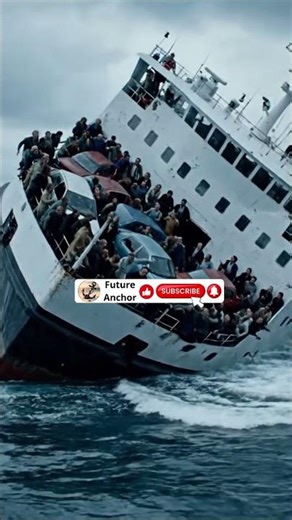 Ferry encountered storm on the river.#cargoconnect #ship