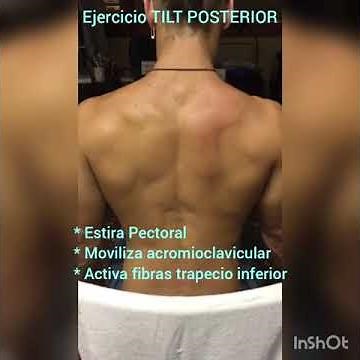 Ejercicios de diskinesia escapular