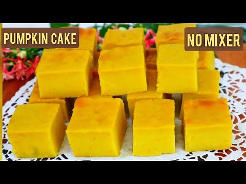 Cemilan Enak dari Olahan Labu Kuning ini Lumer di Mulut. Hanya Diaduk Aduk Saja/Pumpkin Cake Recipe