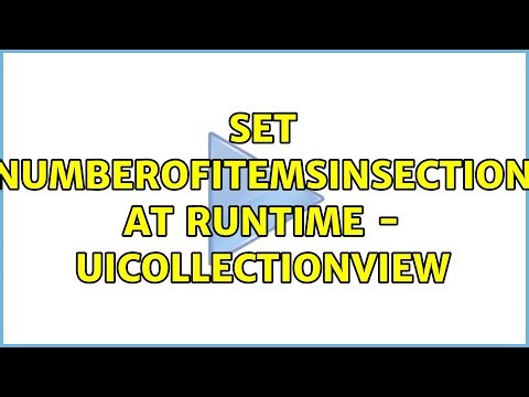 Set numberOfItemsInSection at Runtime - UICollectionView
