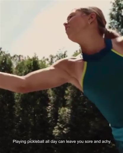 Pickleball icons know Green Means Go. Our 360° Spray delivers pain relief right where you need it. Use as directed | Biofreeze