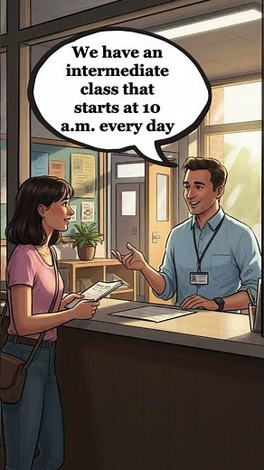 At the School Reception – English Conversation for Beginners | Learn Natural English Speaking