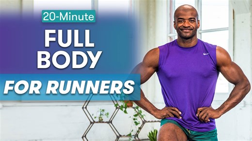 20-minute bodyweight strength workout for runners