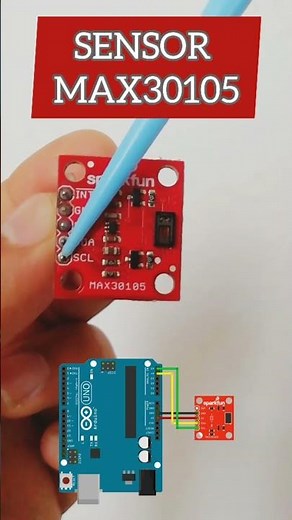 👉Sensor de partículas MAX30105. Es utilizado para medir la frecuencia cardíaca y el SPO2 🤖👍
