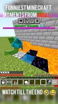 “Mutant zombie attack 💀 #nobatidao #traditional #minecraftpe