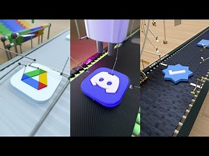 Satisfying App Logos 3D Animation