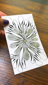 286K views · 2.2K reactions | Amazing And Creative Ruffles Pattern | Drawing Tutorial For Beginners #ruffles #zentangle #doodle #zendoodle #tangle #art #beautiful #mindfulart #trending #viralpost #fbpage #easyart | Easy Art | Facebook