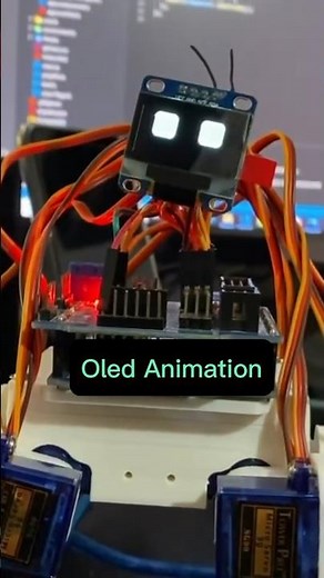 🤖Oled animation #robot #quadruped #diy #programming #arduino #electronics #projects