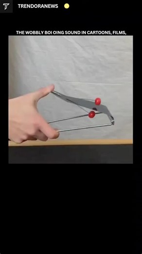 TrendoraNews on Instagram: "Follow me us @trendoranews new content or post and enjoy. The flexatone is a quirky percussion instrument that has left a hidden mark on popular culture. It produces a distinctive wobbling sound by striking two small wooden beaters against a thin metal blade while the player shakes and bends the instrument. The result is the cartoon-like “boi oing” effect that instantly feels familiar, even to people who may not know what is making it. Its unique sound has made it a f