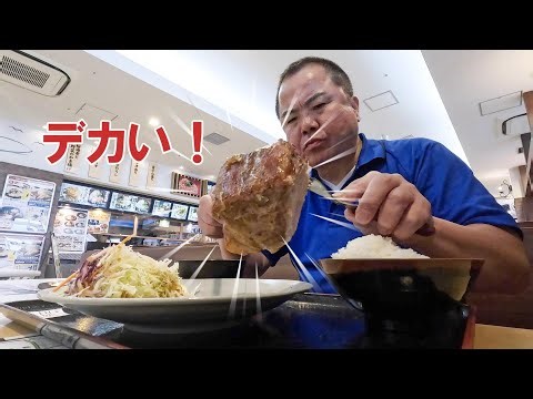 【長距離トラック運転手】九州から東京へ。たっぷりタルタルの港飯とデカ肉のPA飯！