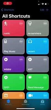 How to make Radio Station shortcuts on iOS with Shortcuts App to easily toggle stations