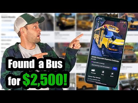Finding Bus Conversions for Sale on Facebook Marketplace | How to Buy a Bus