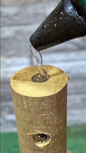 How to securely install a threaded metal insert in timber