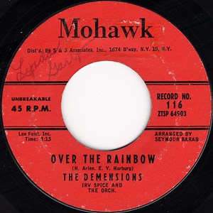 The Demensions - Over The Rainbow / Nursery Rhime Rock