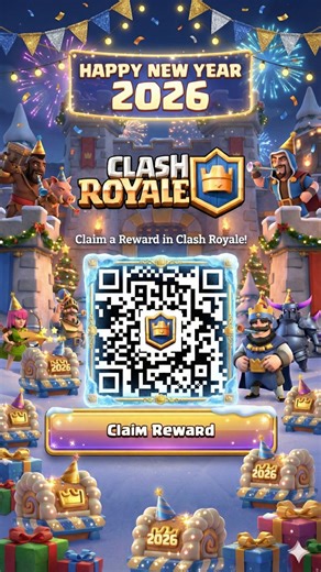 New Qr Code Chrismast chest in Clash Royale! Stay till the end for the NEW 1 January 2026 🎉 Chrismast event is insane this new year! #clashroyale #supercell #blackfriday #clashroyaledaily #clashroyal #evolution