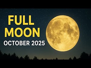“The Hunter’s Moon Rises! Stunning Full Moon of October 2025 🌕✨”