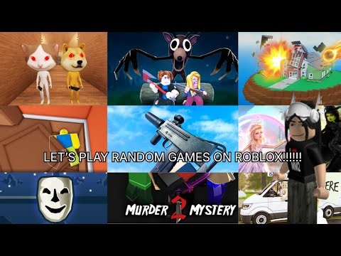 Let's play the most random games on Roblox!