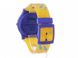 Watch Disney Kids' TY1095 Toy Story Watch with Yellow Plastic Band on Amazon Live